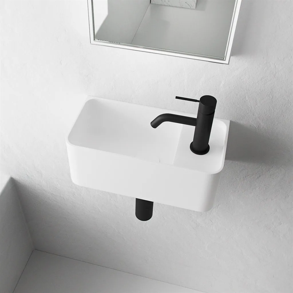Coco 1L - 36x18 Spülbecken links, Mathvid SolidTec®