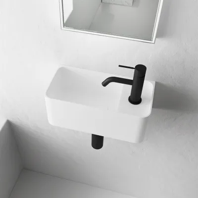 Coco 1L - 36x18 Spülbecken links, Mathvid SolidTec®