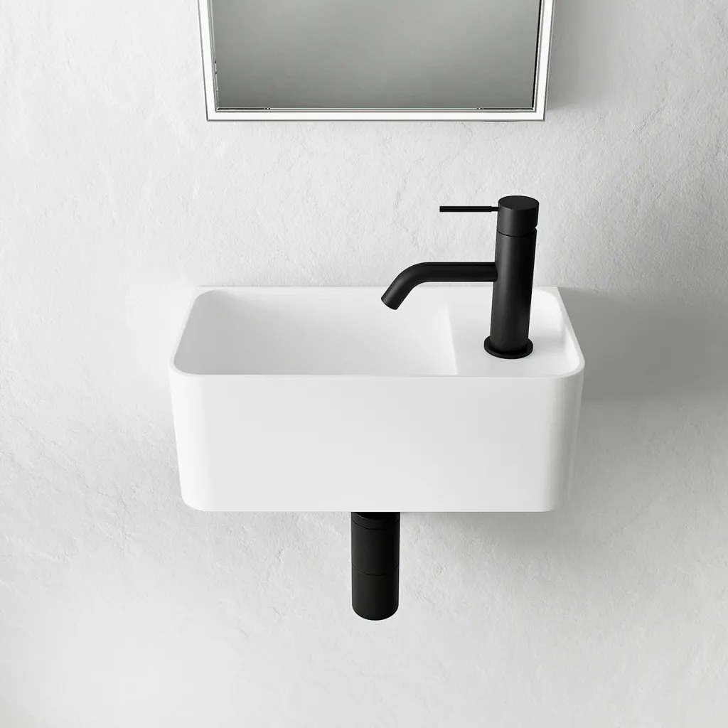 Coco 1L - 36x18 Spülbecken links, Mathvid SolidTec®