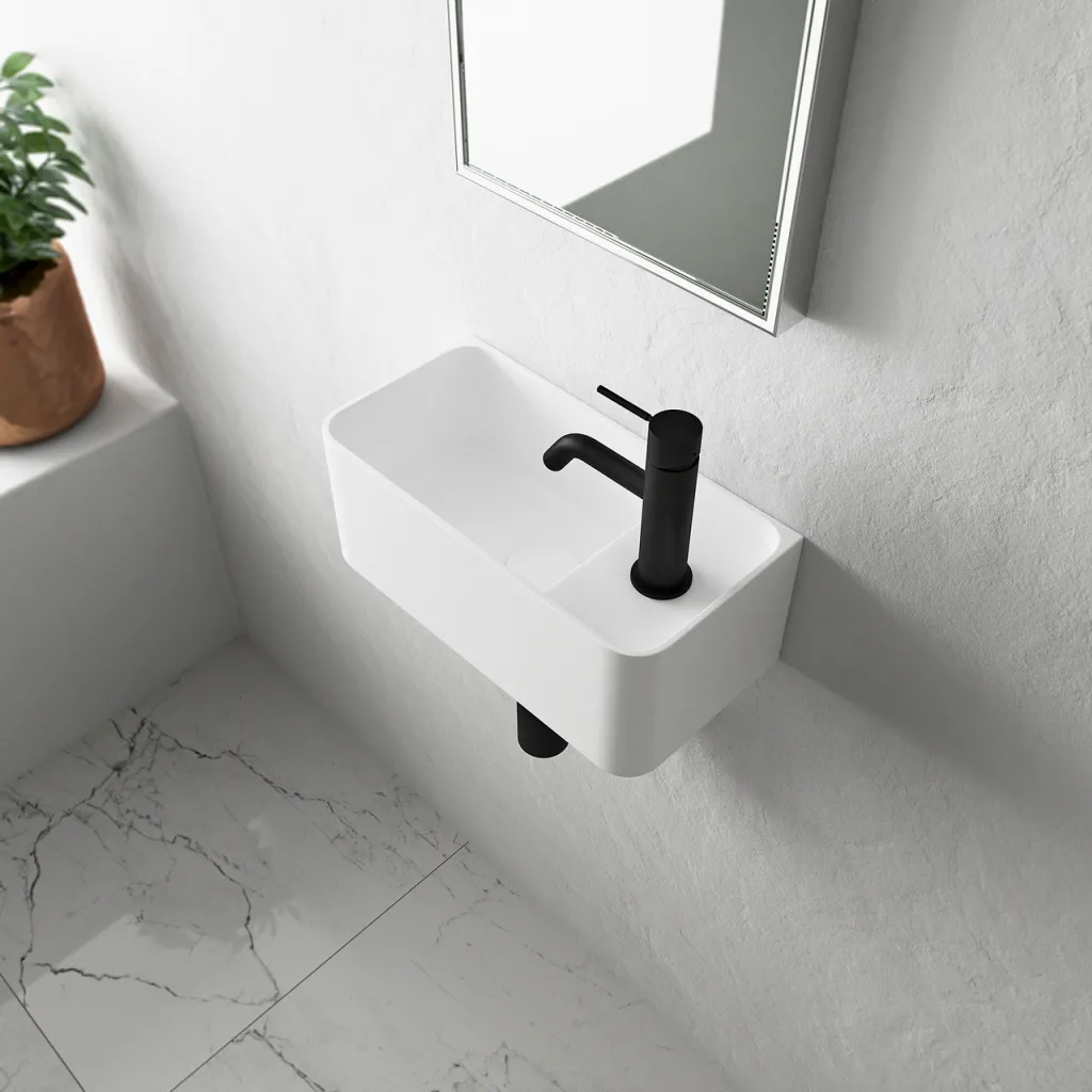 Coco 1L - 36x18 Spülbecken links, Mathvid SolidTec®