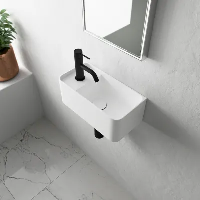 Coco 1R - Waschbecken 36x18 cm, Mathvid SolidTec®