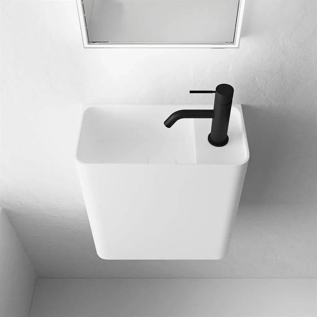 Coco 2L - 36x18 Spülbecken links, Mathvid SolidTec®