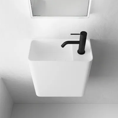 Coco 2L - 36x18 Spülbecken links, Mathvid SolidTec®