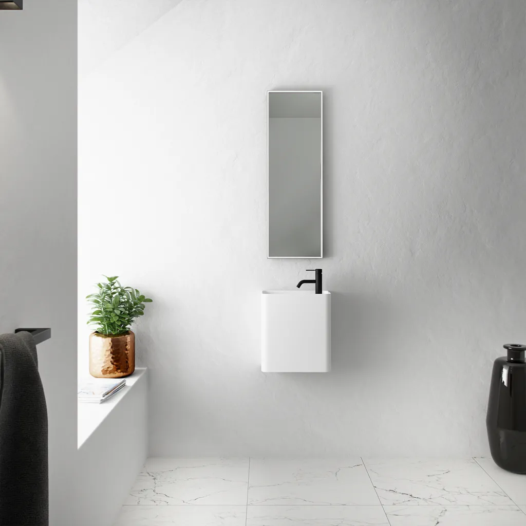 Coco 2L - 36x18 Spülbecken links, Mathvid SolidTec®