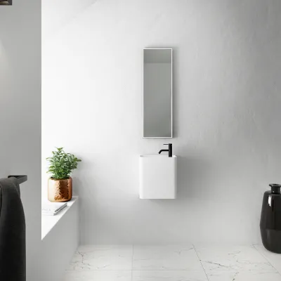 Coco 2L - 36x18 Spülbecken links, Mathvid SolidTec®