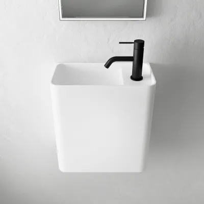 Coco 2L - 36x18 Spülbecken links, Mathvid SolidTec®