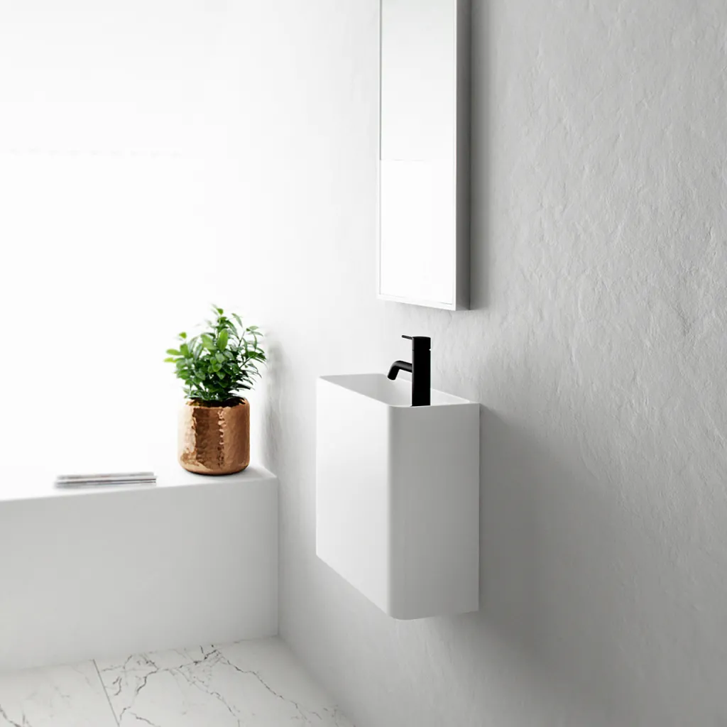 Coco 2L - 36x18 Spülbecken links, Mathvid SolidTec®