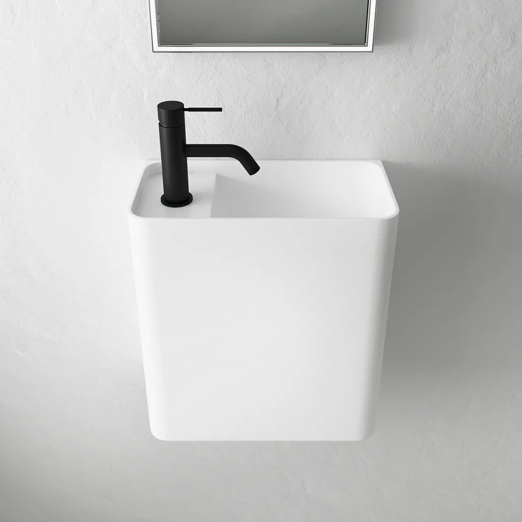 Coco 2R - Waschbecken 36x18 cm, Mathvid SolidTec®