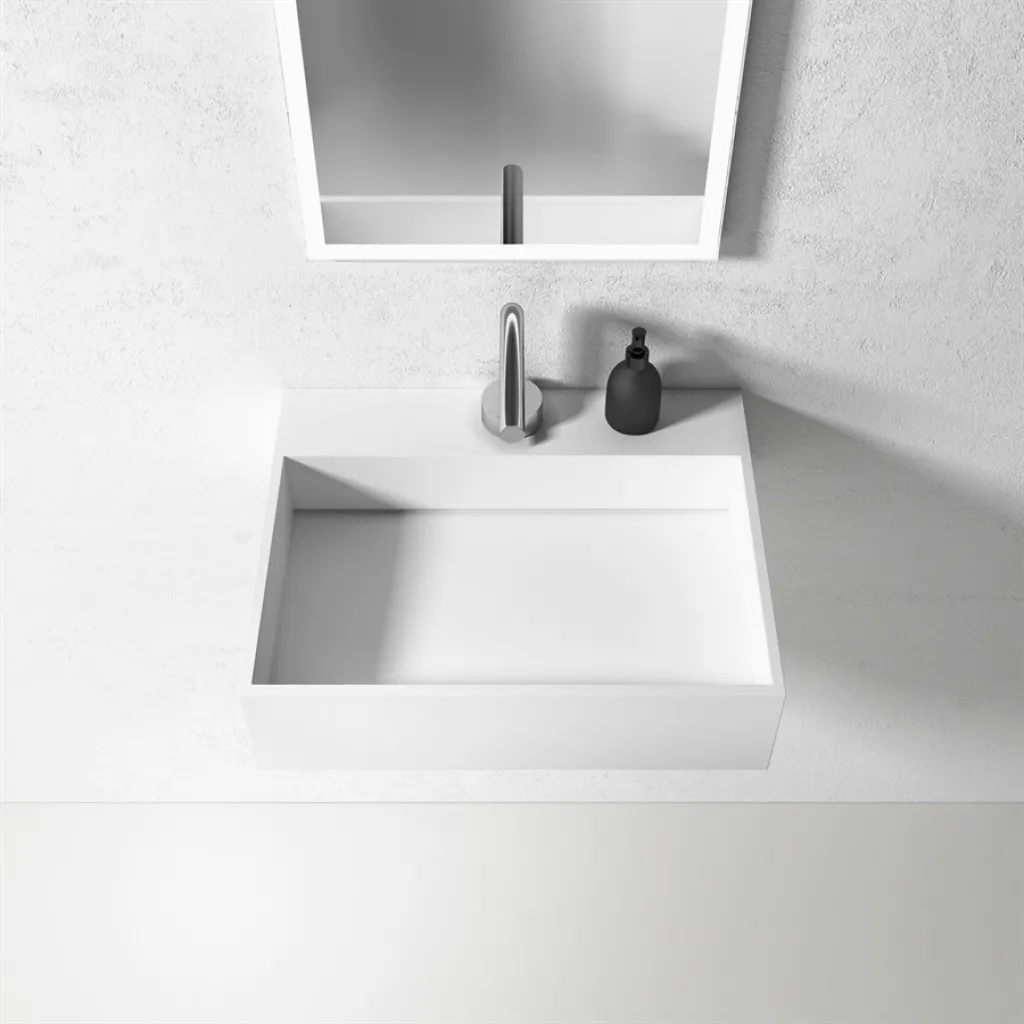 Kubo Inside 50 - 50x30, Mattweiß SolidTec®