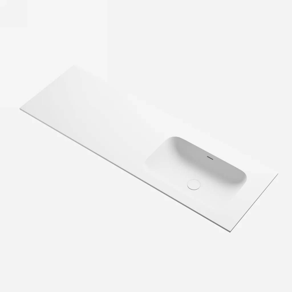 Pulcher® Soft 140R - Spülenplatte 140x46