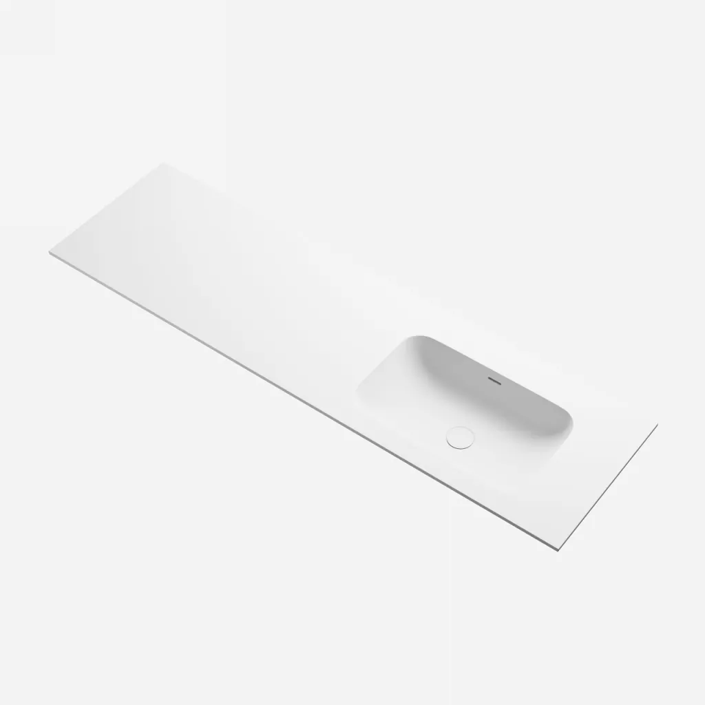 Pulcher® Soft 160R - Spülenplatte 160x46