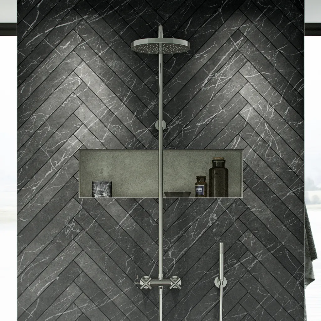 Fly Classic FBR7100 - XL Rain DeLux Dusche Ø24, Chrom