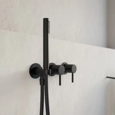 Semplice SBR801 - Duschset, mattschwarz