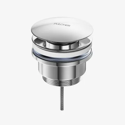 Pulcher Semplice Fly 1¼” - Universelles Bodenventil, Chrom