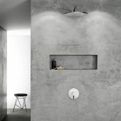 Classwell C17 S03 - Rain DeLuxe Ø30 cm, Wand, Chrom polierter Stahl