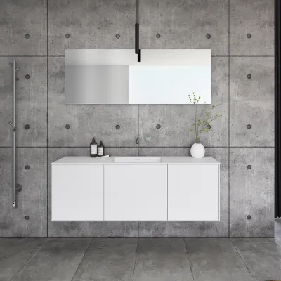 Pulcher Mood 160 Soho - Badezimmermöbel 160x46, Mathvid SolidTec®